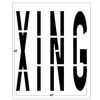 48" XING Stencil
