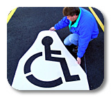Parking Lot & ADA Handicap Stencils